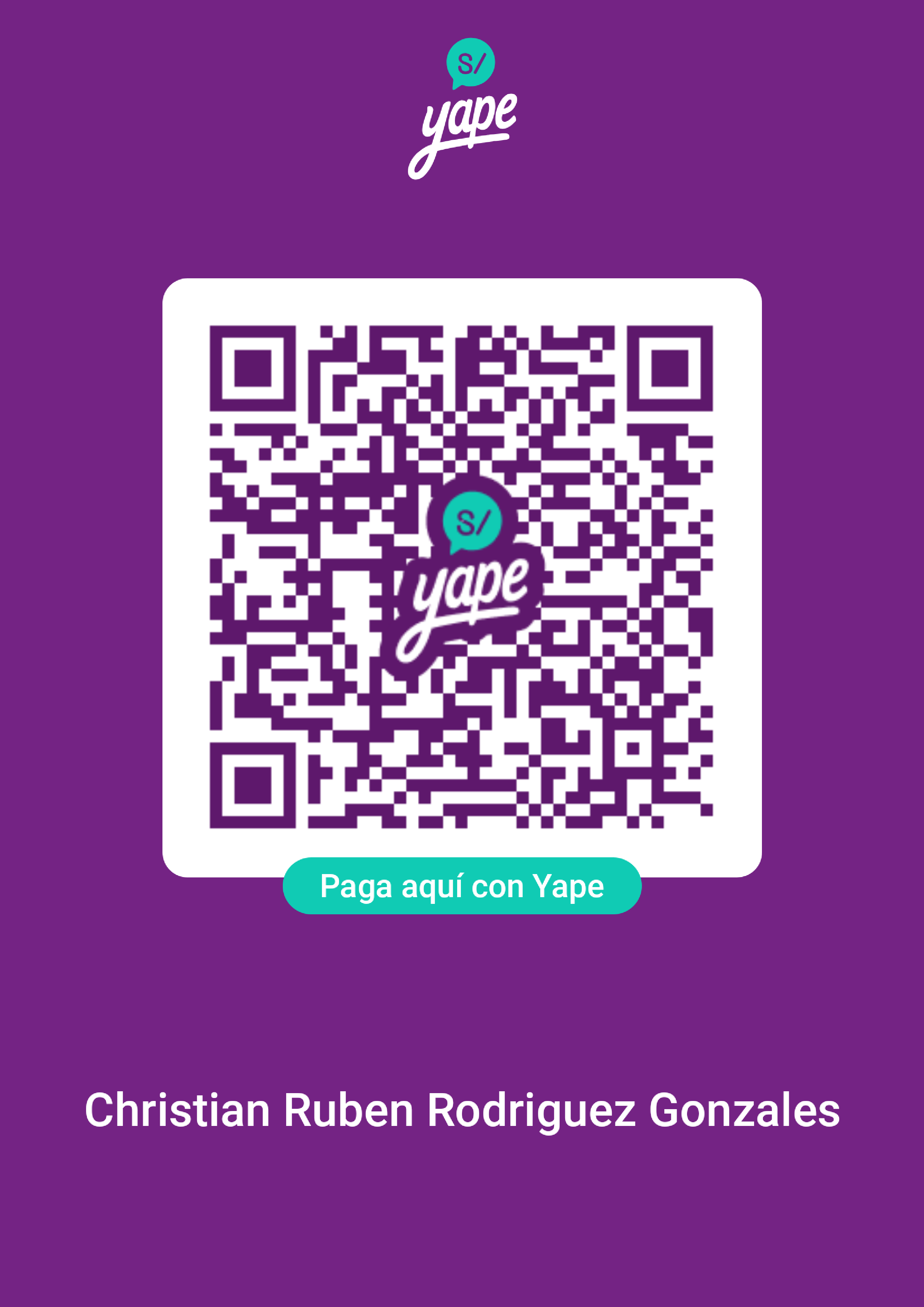 Código QR de Yape